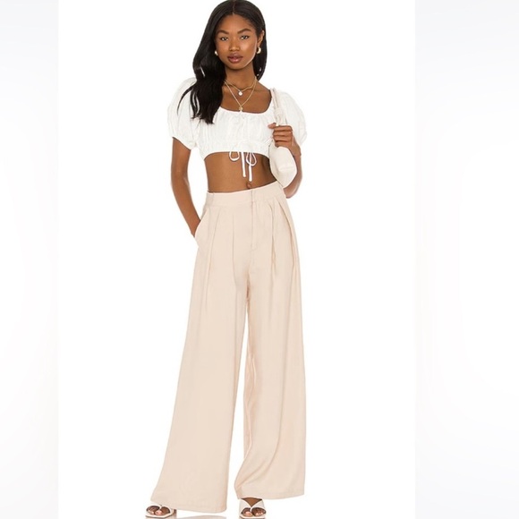 REVOLVE Pants - NWOT SNDYS Revolve Hills Pant in Cream M-6